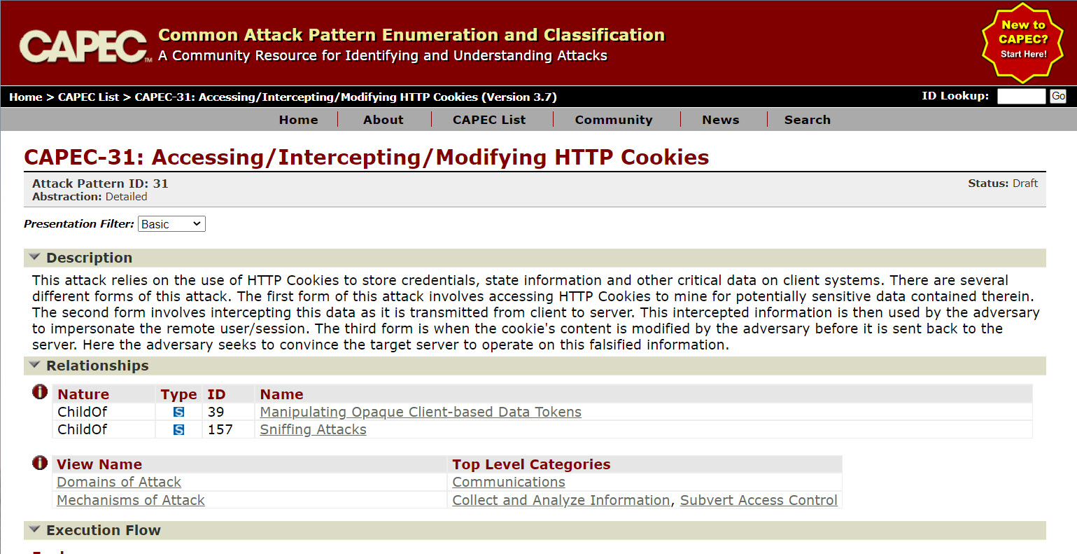 CAPEC-31: Accessing/Intercepting/Modifying HTTP Cookies