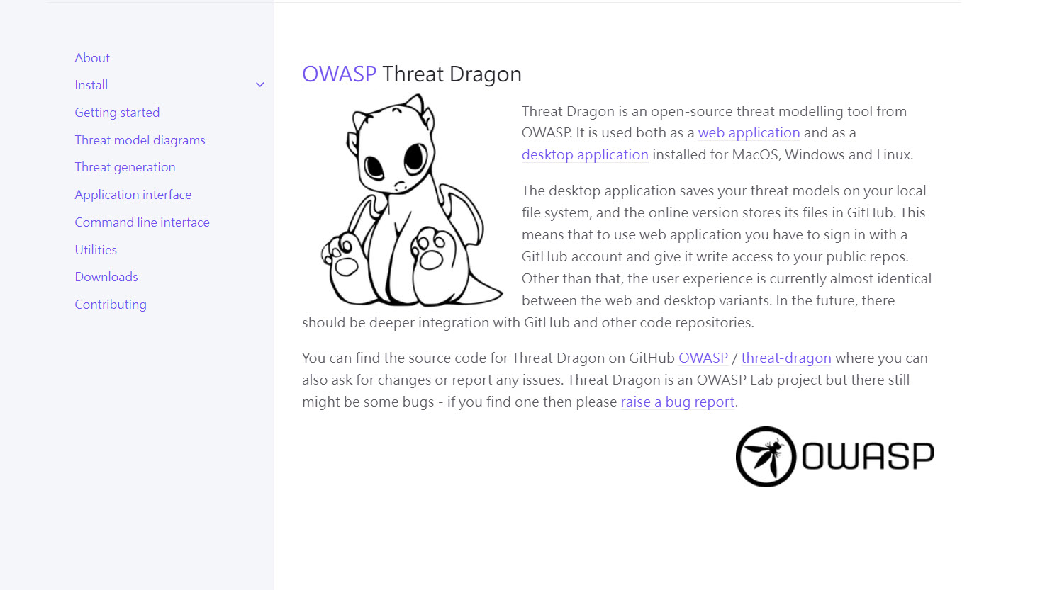 OWASP Threat Dragon