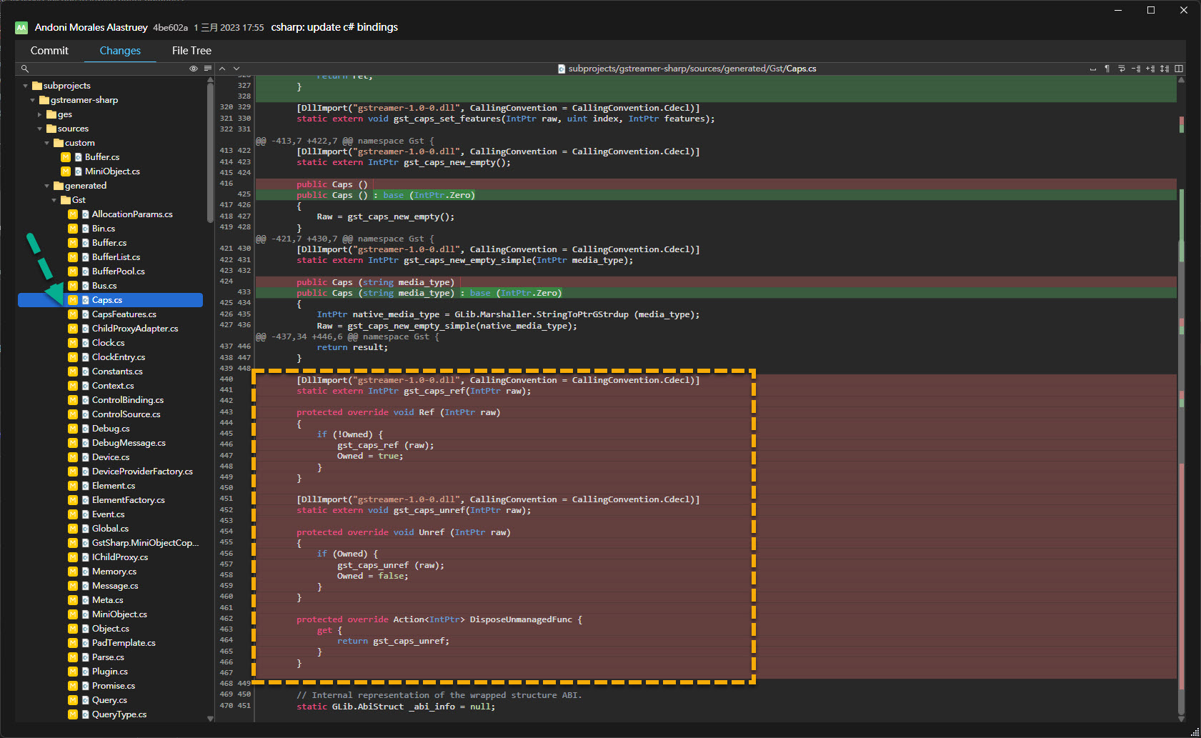 gstreamer-sharp-source-code_Caps