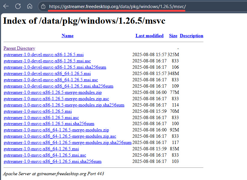 MSVC-Gstreamer-1.26.5